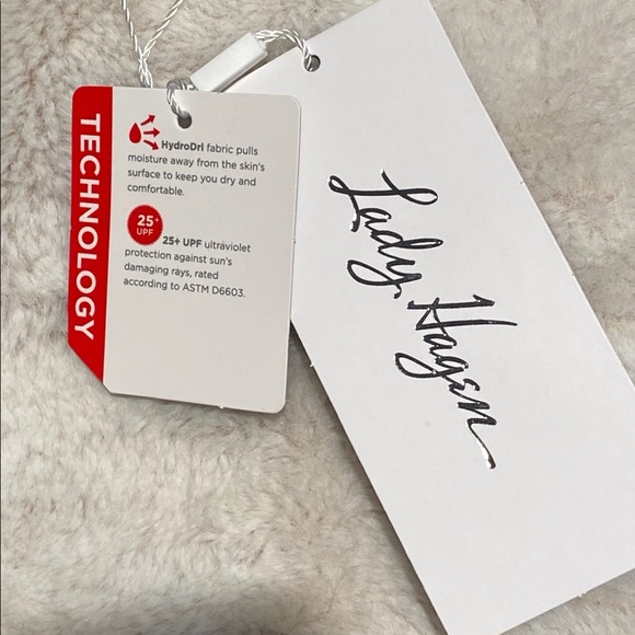 Lady Hagen L/S V-Neck Poly/Spandex Shirt Size M - Picture 5 of 5